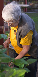 Resident gardening