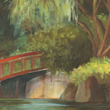 Japanese Garden. Card order number: 105