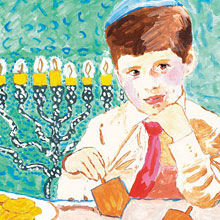 Happy Chanukah. Card order number: 115