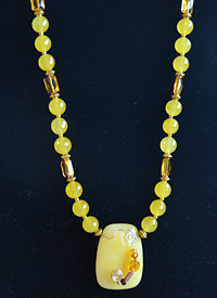 amber necklace