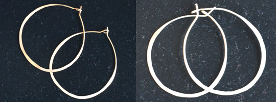 hoop earrings