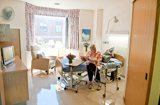 View of a room in the STARS unit
